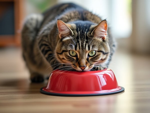 How do you create a stress-free environment for a cat with digestive issues?