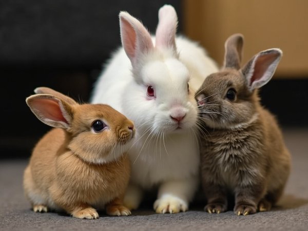 What are the best methods for socializing a rescue rabbit with other pets?